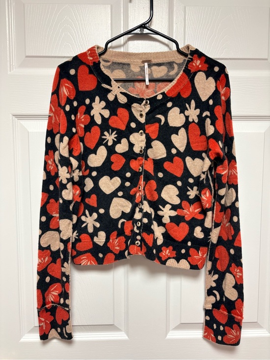 Free People Sweaters - Free People Nocturnal Patterned Cardigan